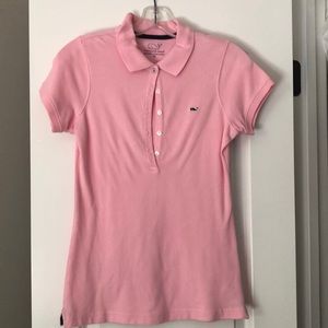 Vineyard Vines pink polo